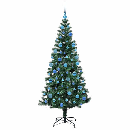 Kunstmatig Voorverlicht Kerstboom met 300 LED Groen 180 cm PVC