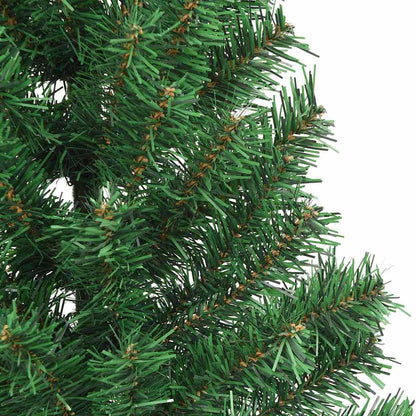 Kunstmatig Voorverlicht Kerstboom met 300 LED Groen 210 cm PVC