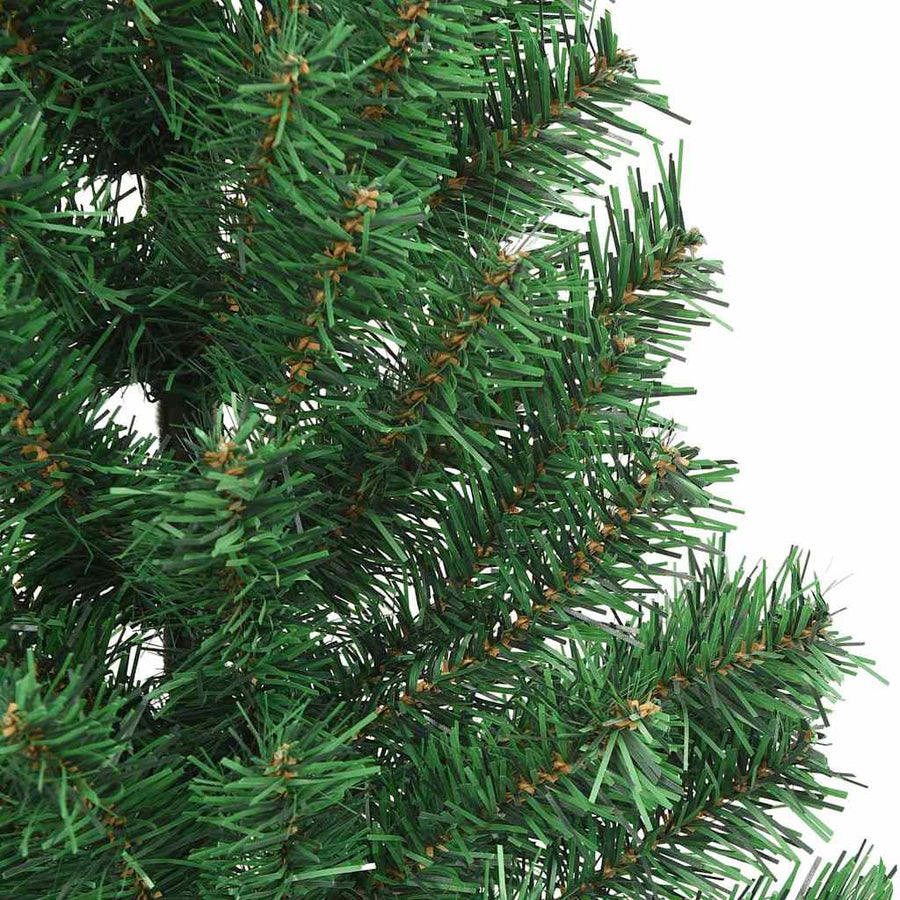 Kunstmatig Voorverlicht Kerstboom met 300 LED Groen 210 cm PVC