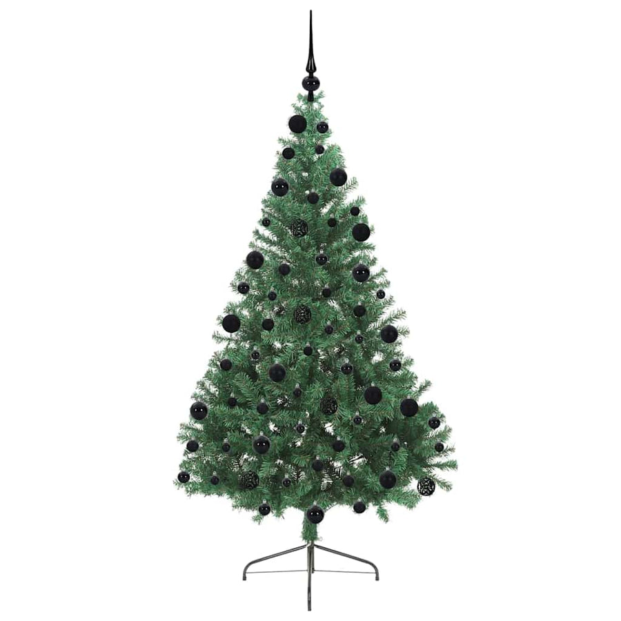 Kunstmatig Voorverlicht Kerstboom met 300 LED Groen 210 cm PVC