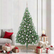 Kerstboom 210 cm groen PVC met 300 LED