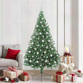 Kunstmatig Voorverlicht Kerstboom met 300 LED Groen 210 cm PVC