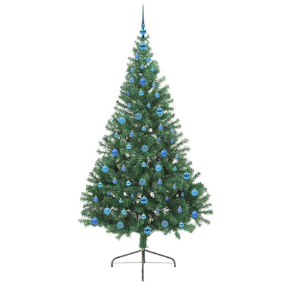 Kunstmatig Voorverlicht Kerstboom met 300 LED Groen 210 cm PVC