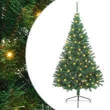 Kunst Kerstboom met verlichting met 300 LED's Groen 240 cm PVC
