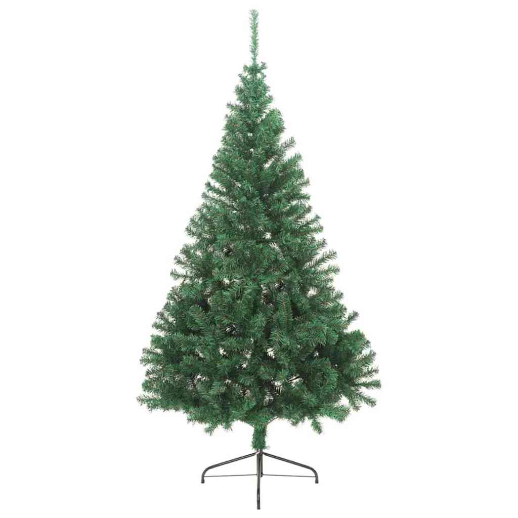 Kunst Kerstboom met verlichting met 300 LED's Groen 240 cm PVC