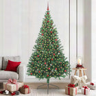 Kerstboom voorverlicht 240 cm 300 LED groen