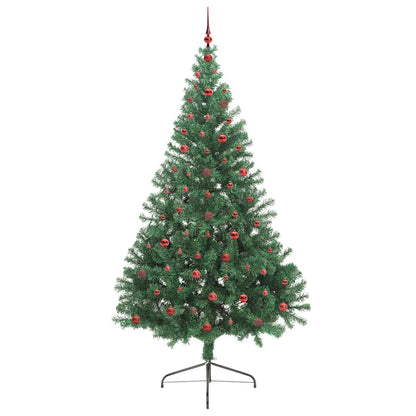 Kunstmatig Voorverlicht Kerstboom met 300 LED Groen 240 cm PVC