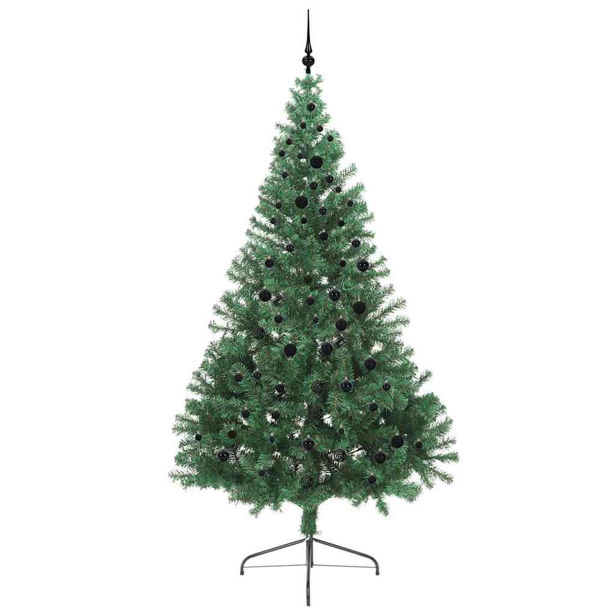 Kunstmatig Voorverlicht Kerstboom met 300 LED Groen 240 cm PVC