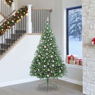 Kerstboom voorverlicht 240 cm groen 300 LED PVC