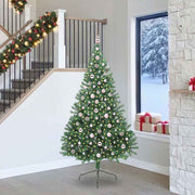Kerstboom voorverlicht 240 cm groen 300 LED PVC