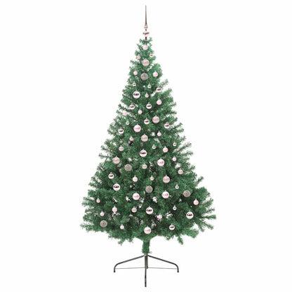 Kunstmatig Voorverlicht Kerstboom met 300 LED Groen 240 cm PVC