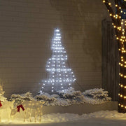 LED kerstboom 182 cm metaal koudwit