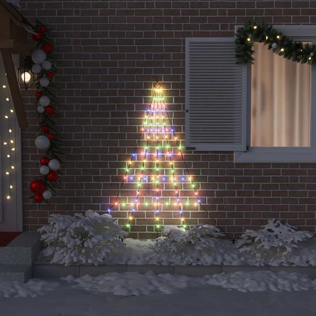 LED Kerstboom met 112 LED Multikleur 511 cm Metaal