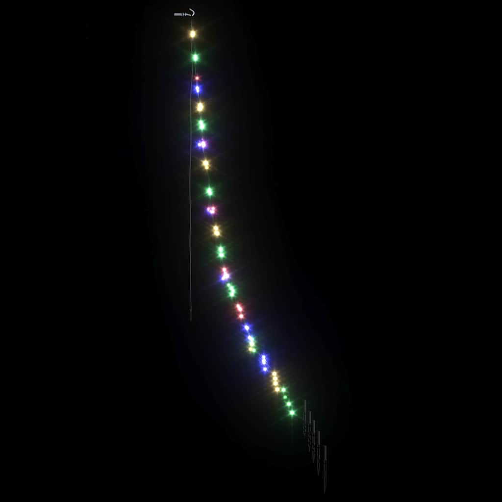 LED Kerstboom met 112 LED Multikleur 511 cm Metaal
