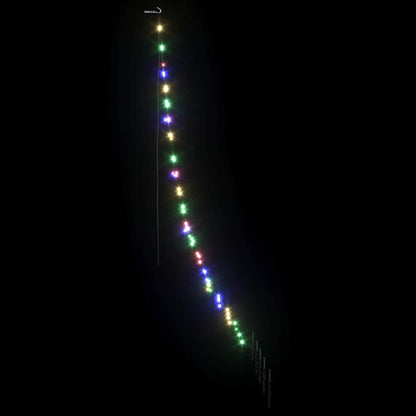 LED Kerstboom met 112 LED Multikleur 511 cm Metaal