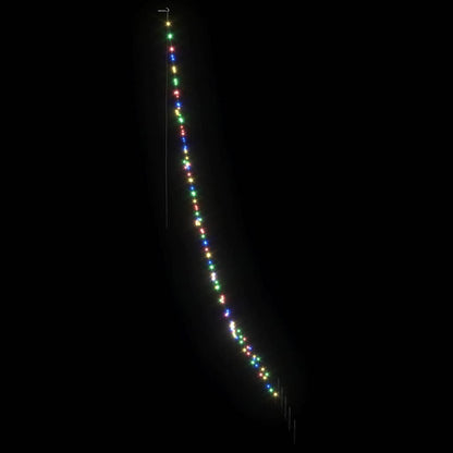 LED Kerstboom met 168 LED Multikleur 511 cm Metaal