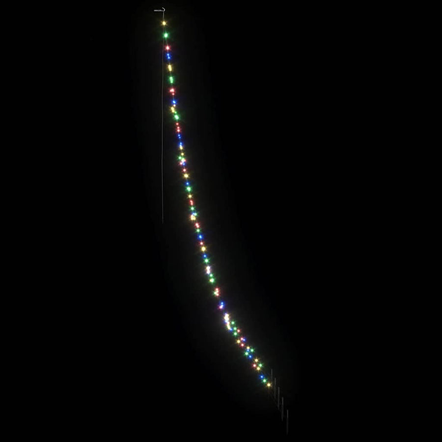 LED Kerstboom met 168 LED Multikleur 511 cm Metaal