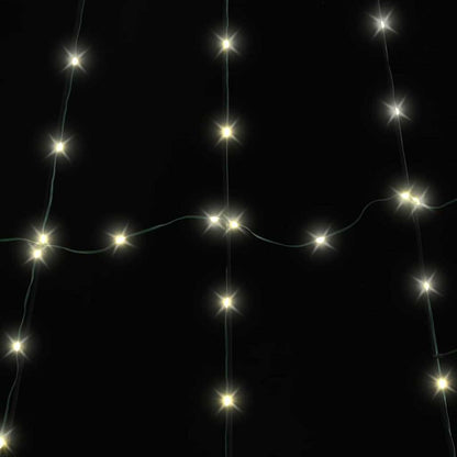 LED Kerstboom met 276 LED met grondpennen Warmwit 511 cm Metaal