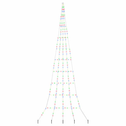 LED Kerstboom met 276 LED Multikleur 511 cm Metaal