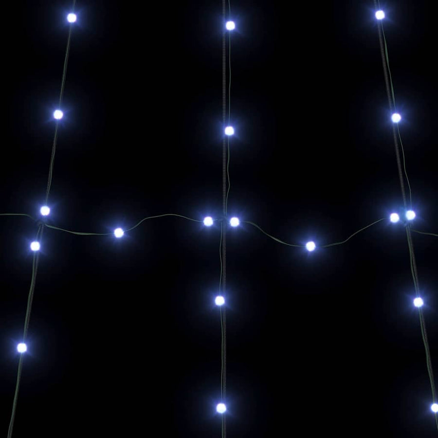LED Kerstboom met 276 LED met grondpennen Blauw 511 cm Metaal