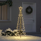 LED Kerstboom 250 cm warmwit met grondspiesjes