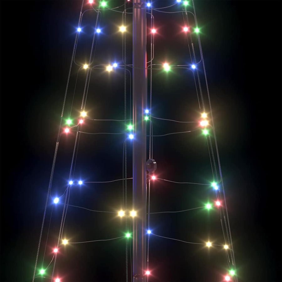LED Kerstboom met 390 LED Multikleur 250 cm IJzer