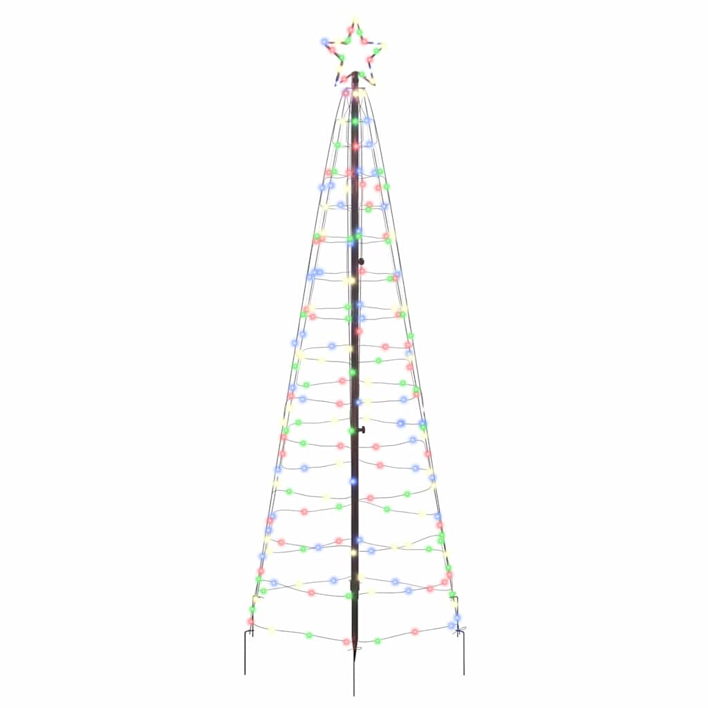 LED Kerstboom met 390 LED Multikleur 250 cm IJzer