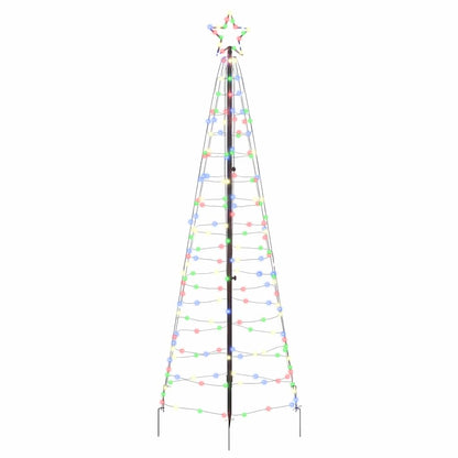 LED Kerstboom met 390 LED Multikleur 250 cm IJzer