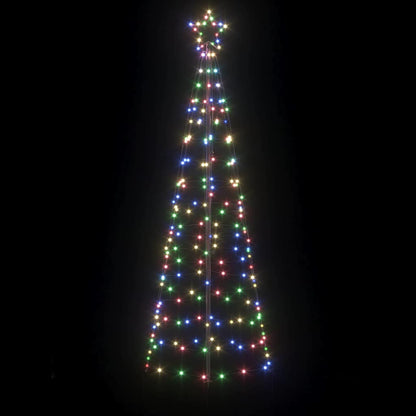 LED Kerstboom met 390 LED Multikleur 250 cm IJzer