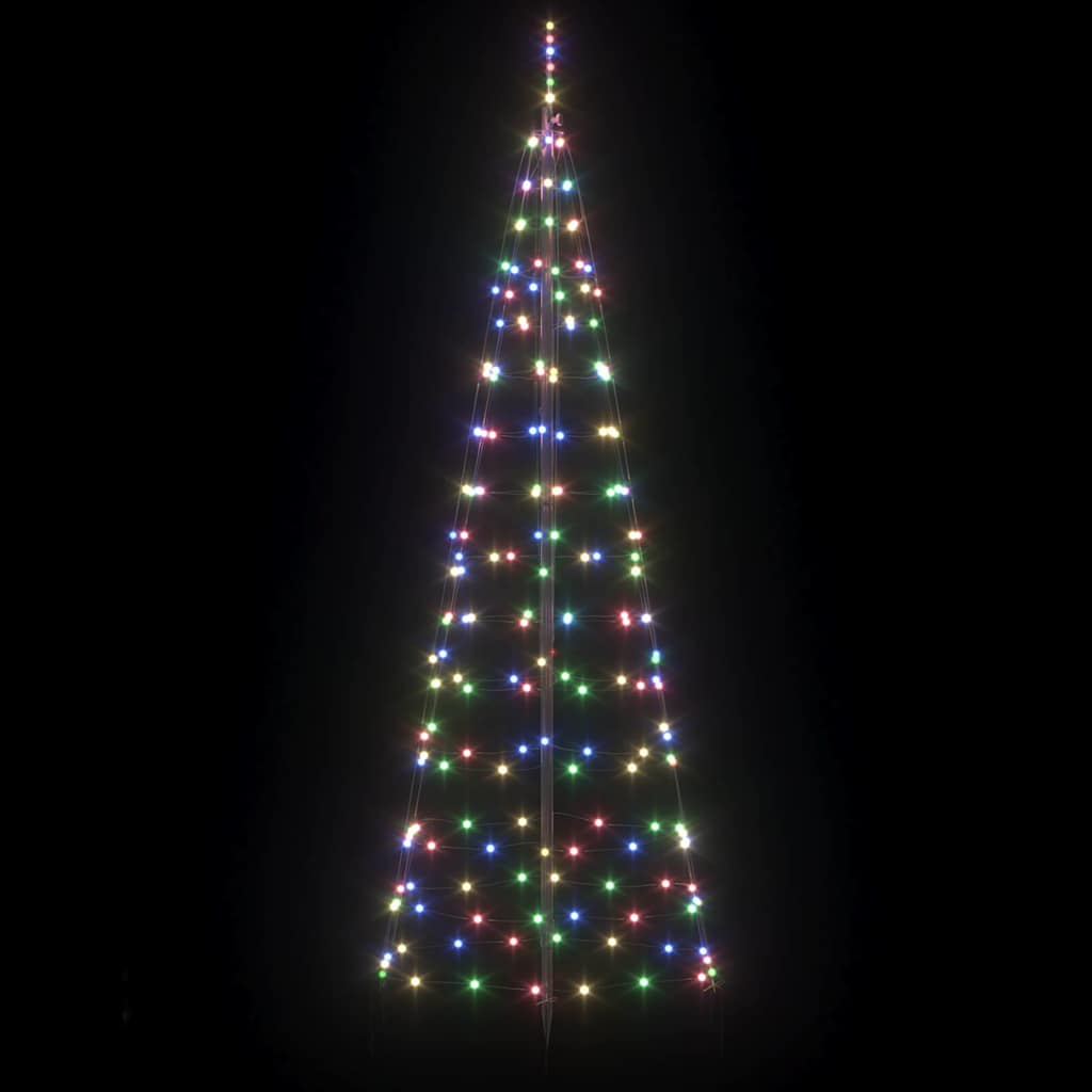 LED Kerstboom met 390 LED Multikleur 250 cm IJzer