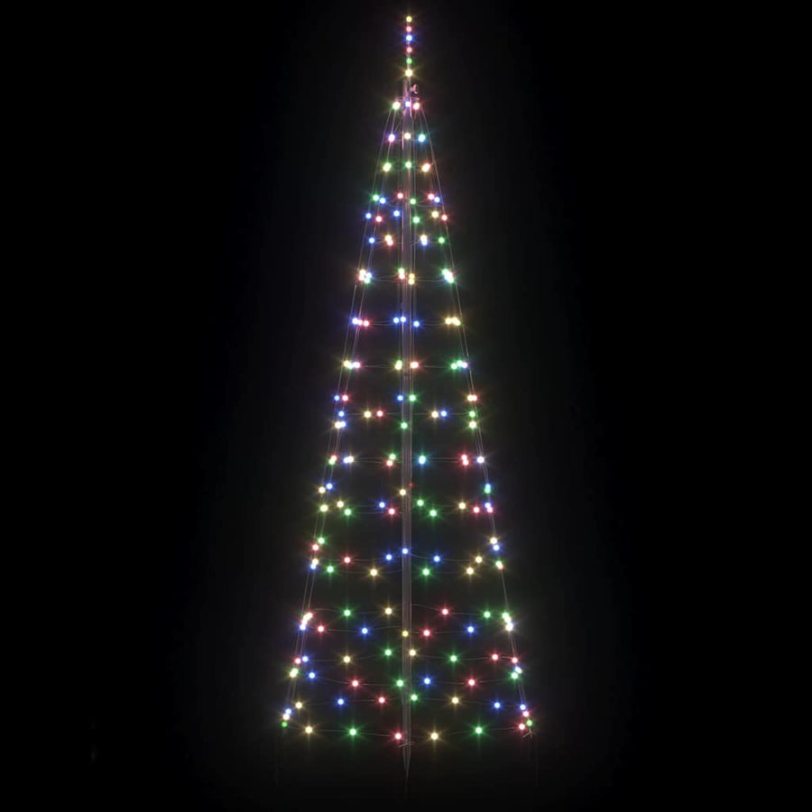 LED Kerstboom met 390 LED Multikleur 250 cm IJzer