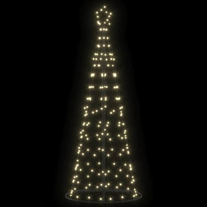 LED Kerstboom met 390 LED met grondpennen Warmwit 250 cm IJzer