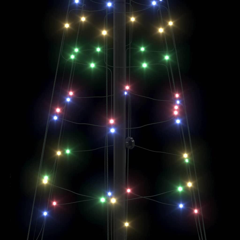 LED Kerstboom met 390 LED met standaard Multikleur 250 cm IJzer