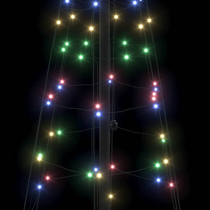 LED Kerstboom met 390 LED met standaard Multikleur 250 cm IJzer