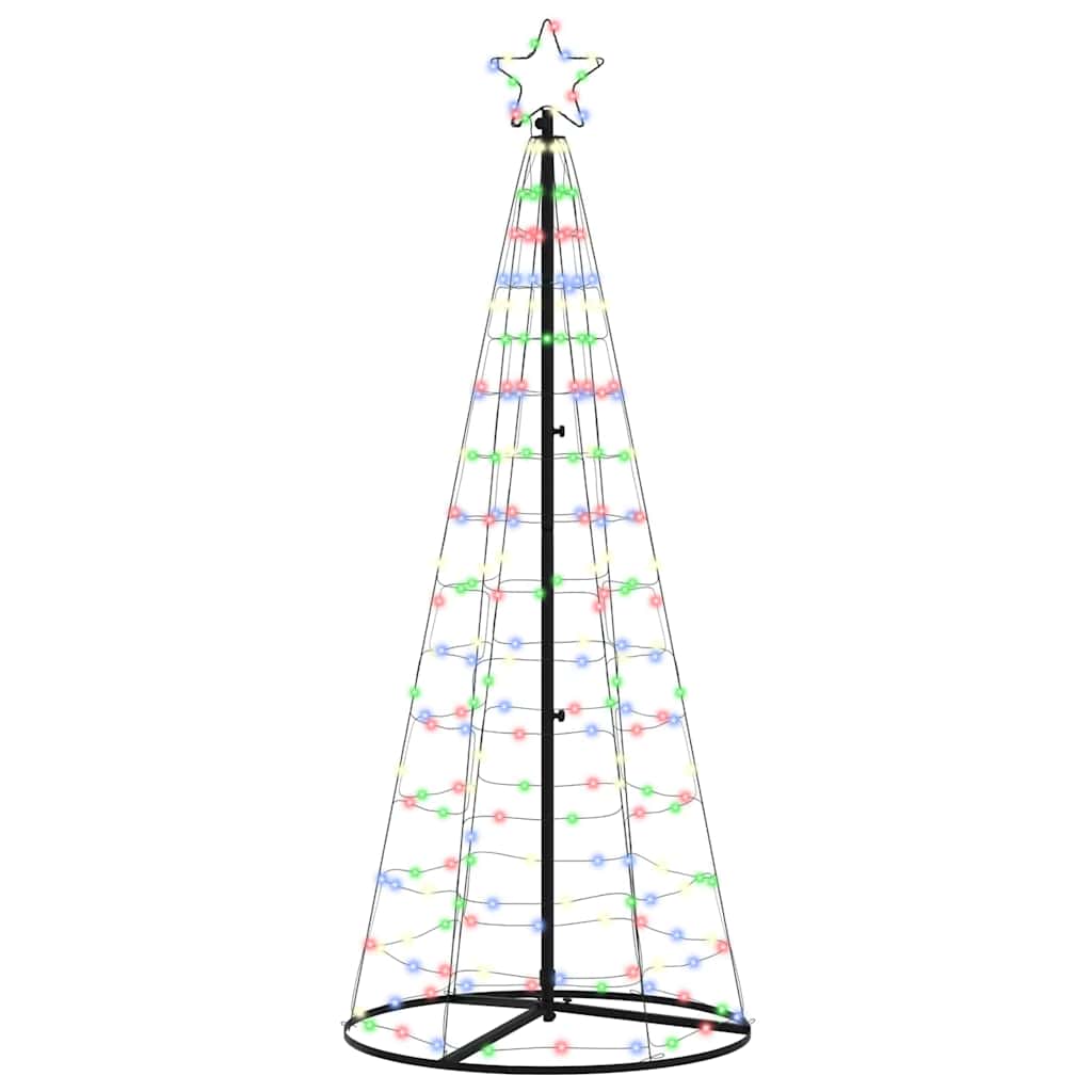 LED Kerstboom met 390 LED met standaard Multikleur 250 cm IJzer