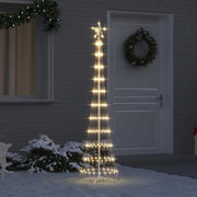 LED Kerstboom 190 cm warmwit metaal