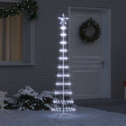 LED kerstboom 190 cm koudwit 230 LED