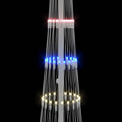 LED Kerstboom Multikleur 138.5 x 138.5 x 399 cm Metaal