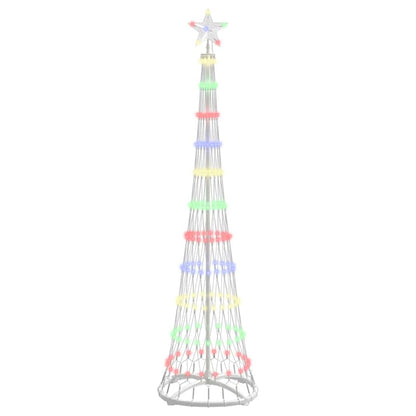 LED Kerstboom Multikleur 138.5 x 138.5 x 399 cm Metaal