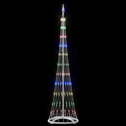 LED Kerstboom Multikleur 138.5 x 138.5 x 399 cm Metaal