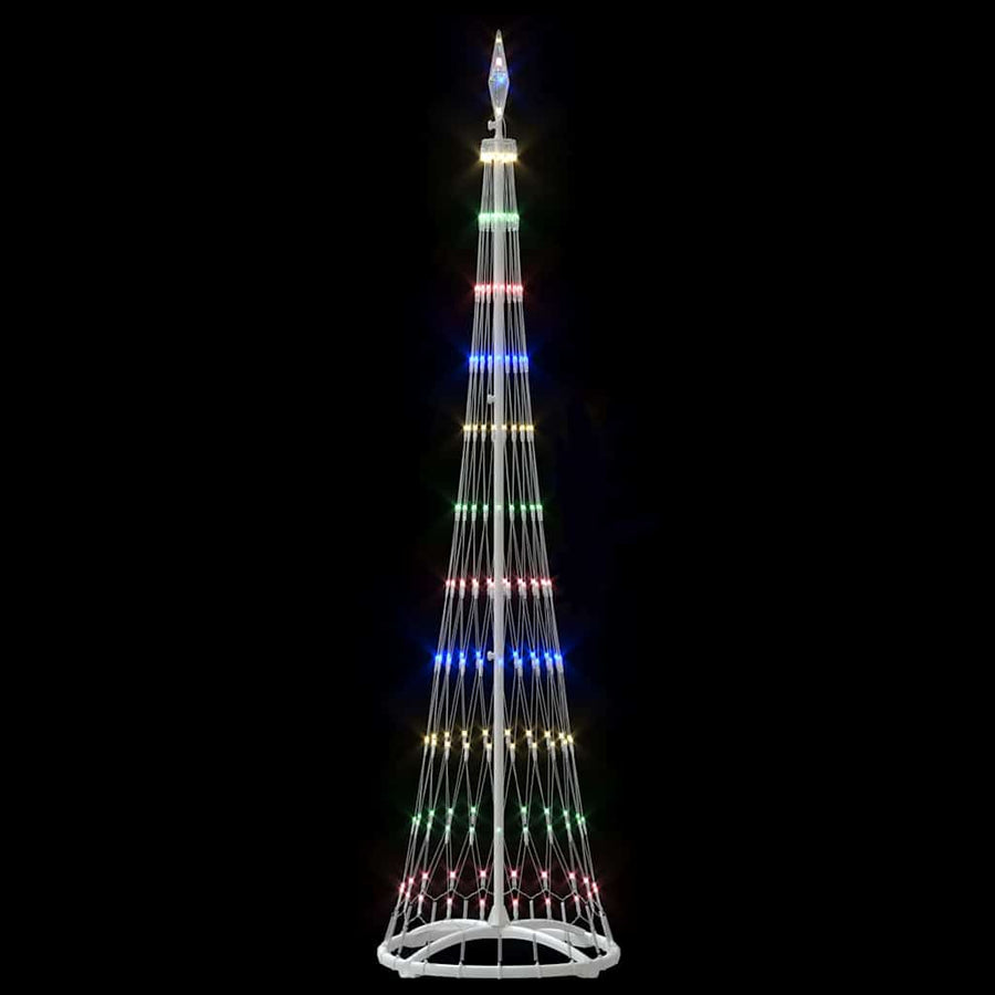 LED Kerstboom Multikleur 138.5 x 138.5 x 399 cm Metaal