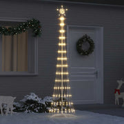 LED Kerstboom 250 cm warmwit metaal