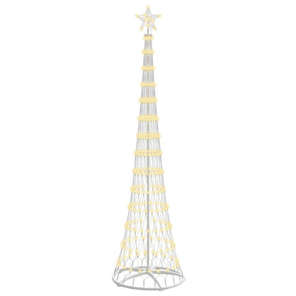 LED Kerstboom met 290 LED Warmwit 138.5 x 138.5 x 399 cm Metaal