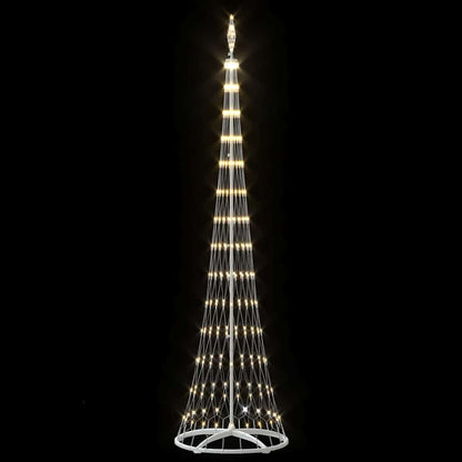 LED Kerstboom met 290 LED Warmwit 138.5 x 138.5 x 399 cm Metaal
