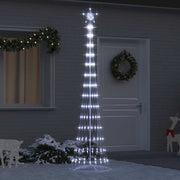 LED Kerstboom 250 cm koudwit metaal