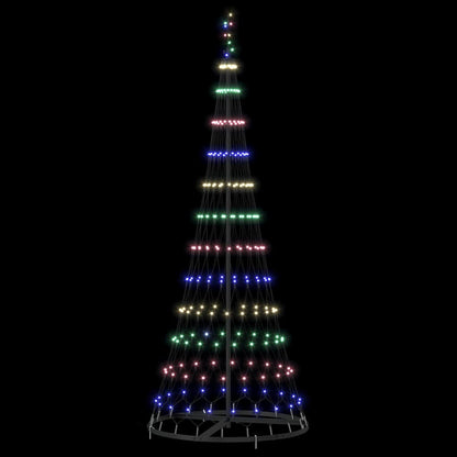 LED Kerstboom Multikleur 138.5 x 138.5 x 399 cm Metaal