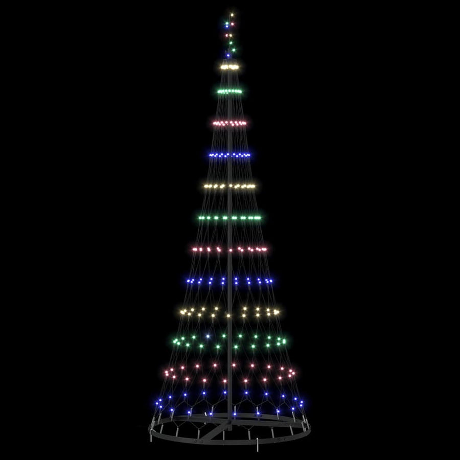 LED Kerstboom Multikleur 138.5 x 138.5 x 399 cm Metaal