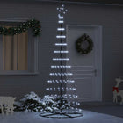 LED Kerstboom 250 cm koudwit metaal standaard 295 LED
