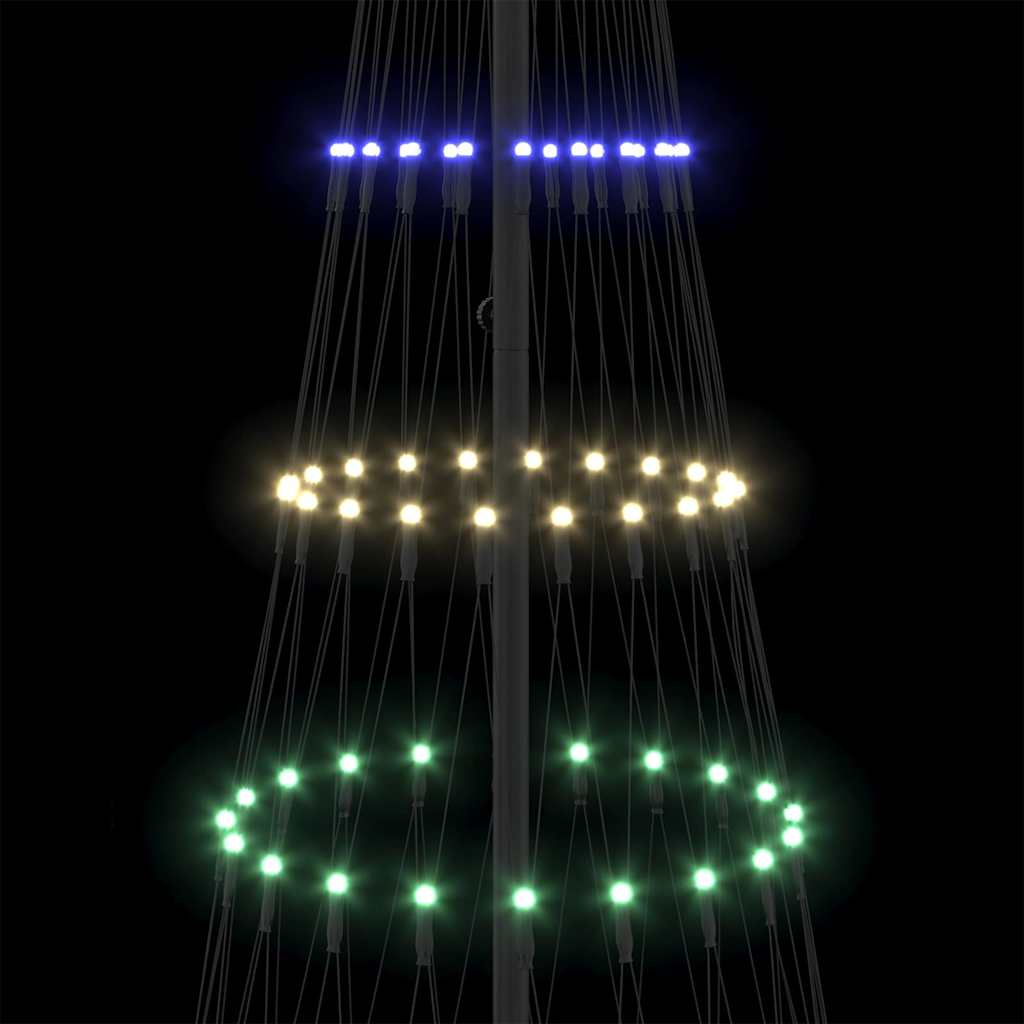 LED Kerstboom Meerkleurig 250 cm Metaal