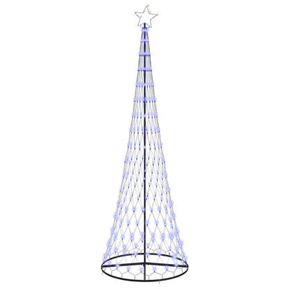 LED Kerstboom met 355 LED met standaard Blauw 184.5 cm Metaal